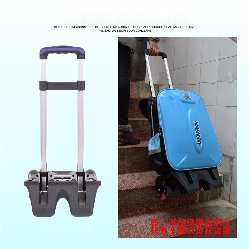 Colorful Foldable Trolley Base for School Bags