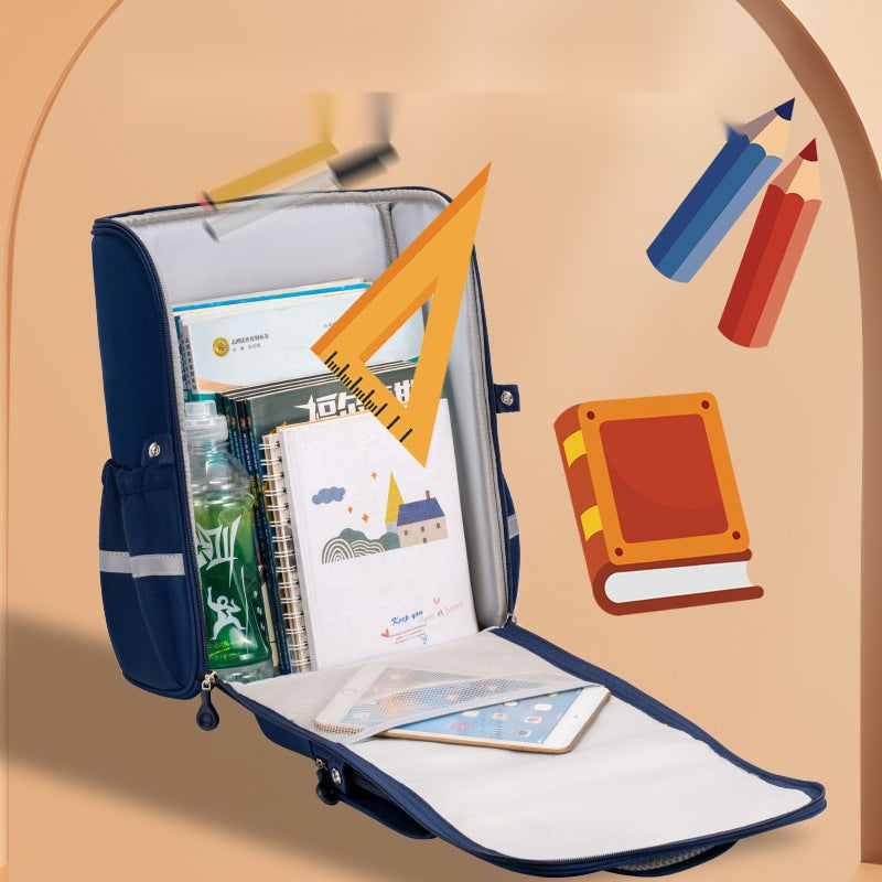 Cartoon-Themed School Backpacks for Kids – With Fun Character Badges