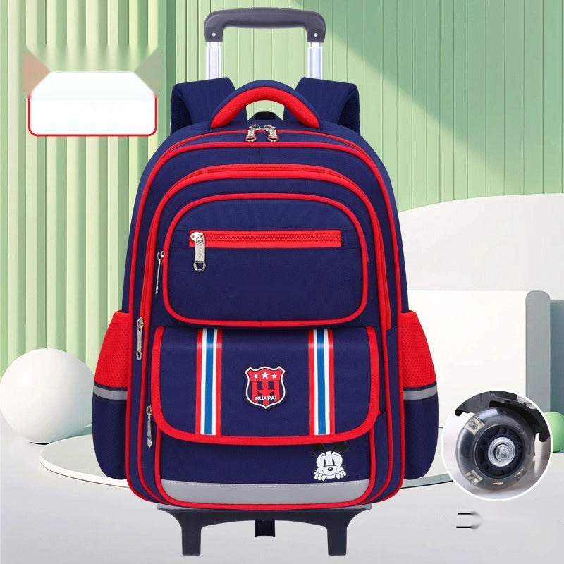 Kids’ Rolling School Backpack – Sporty & Durable