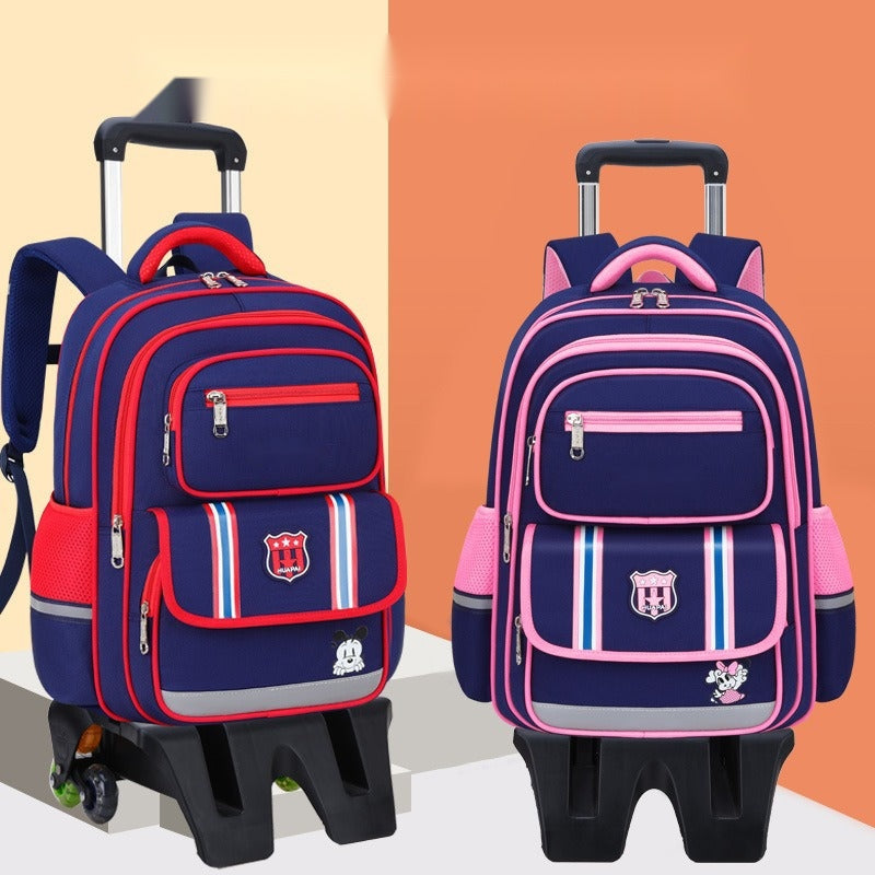 Kids’ Rolling School Backpack – Sporty & Durable