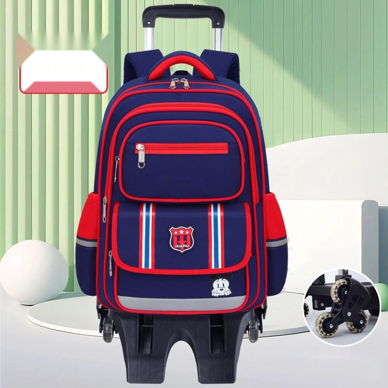 Kids’ Rolling School Backpack – Sporty & Durable