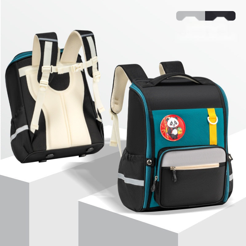 Cartoon-Themed School Backpacks for Kids – With Fun Character Badges