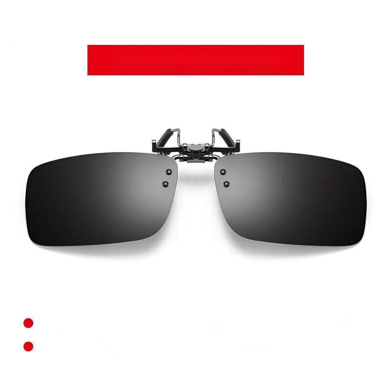 Smart Color-Changing Polarized Clip-Ons: Day/Night Vision.