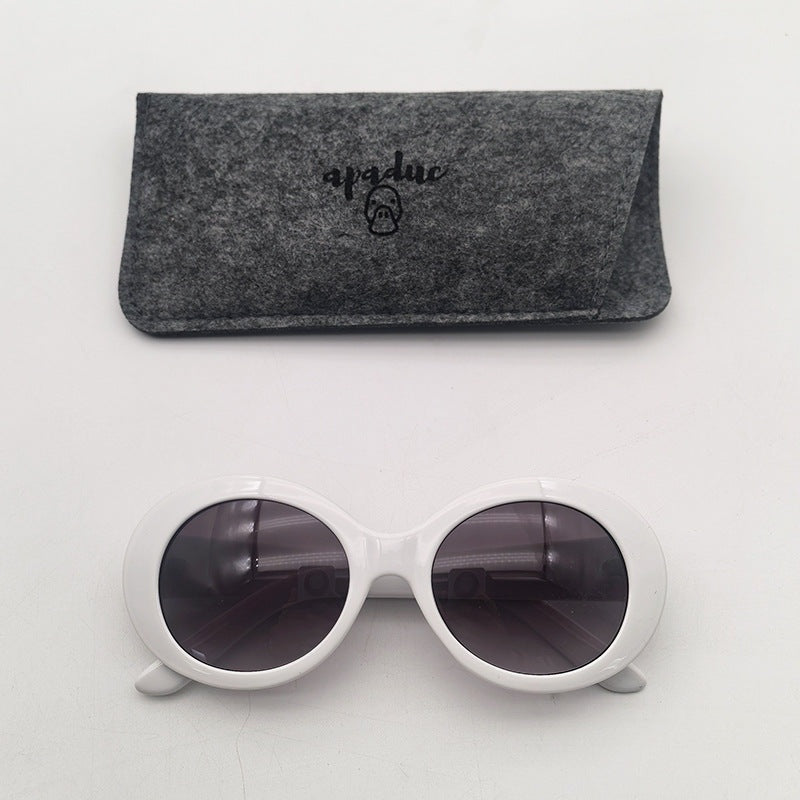 Trendy Retro Oval Sunglasses for Kids