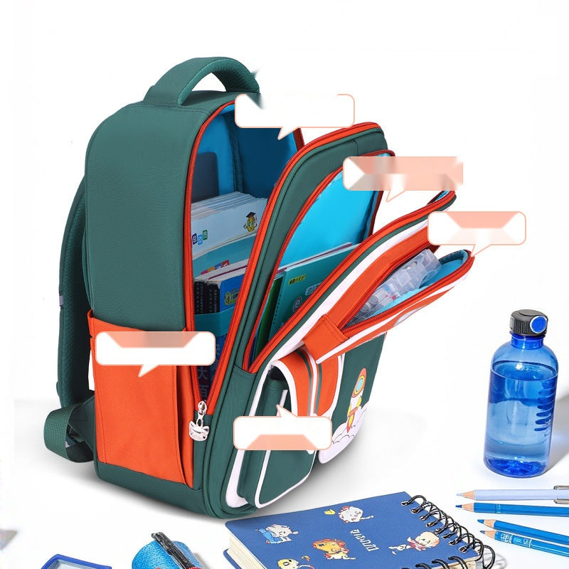 Cute & Creative School Bags for Kids – British Style with Space & Animal Themes