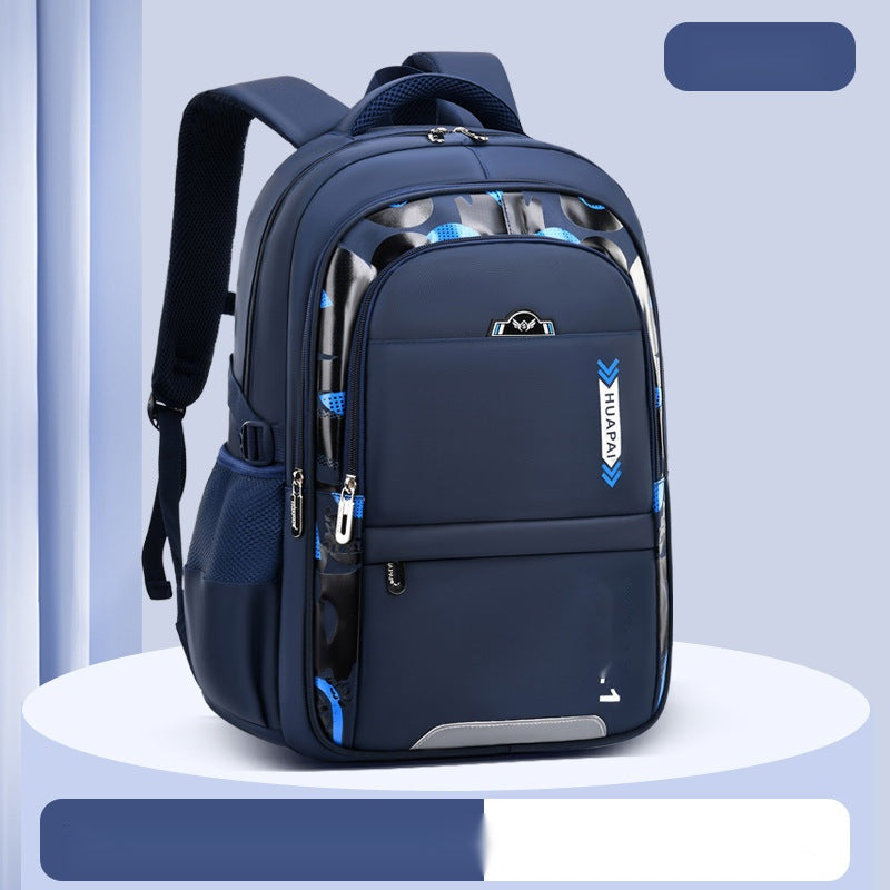 HUAPAI NO.1 School Backpacks – Sturdy & Sporty Design for Kids