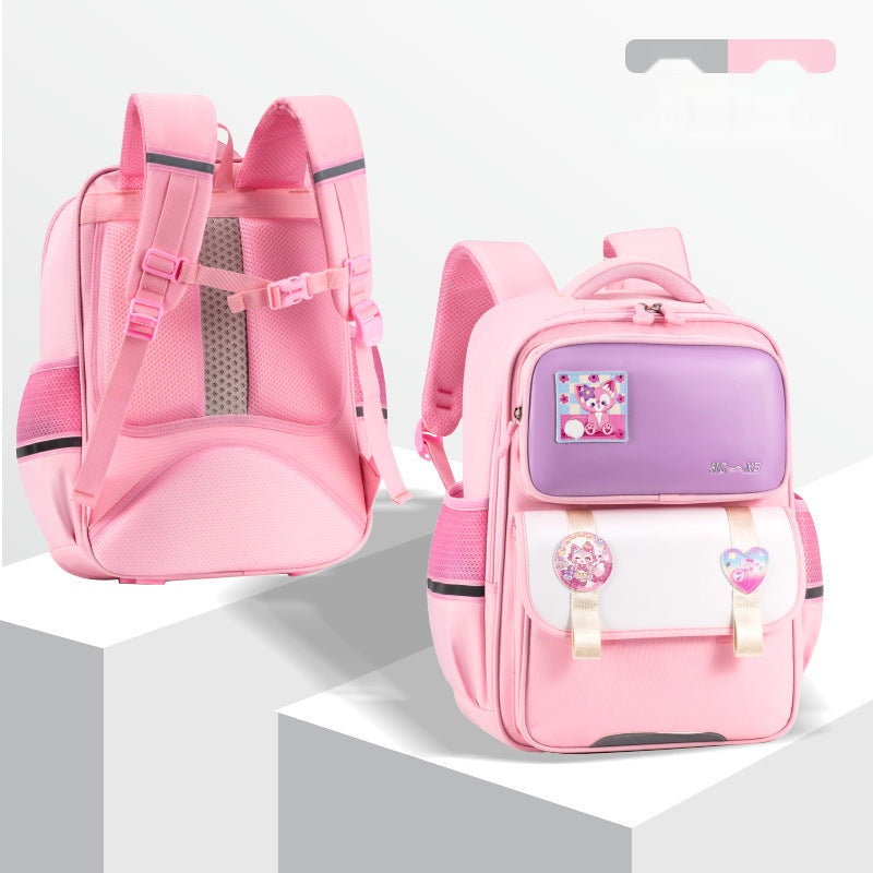 Huacheng Girls’ Rolling Backpack – Pink & Stylish