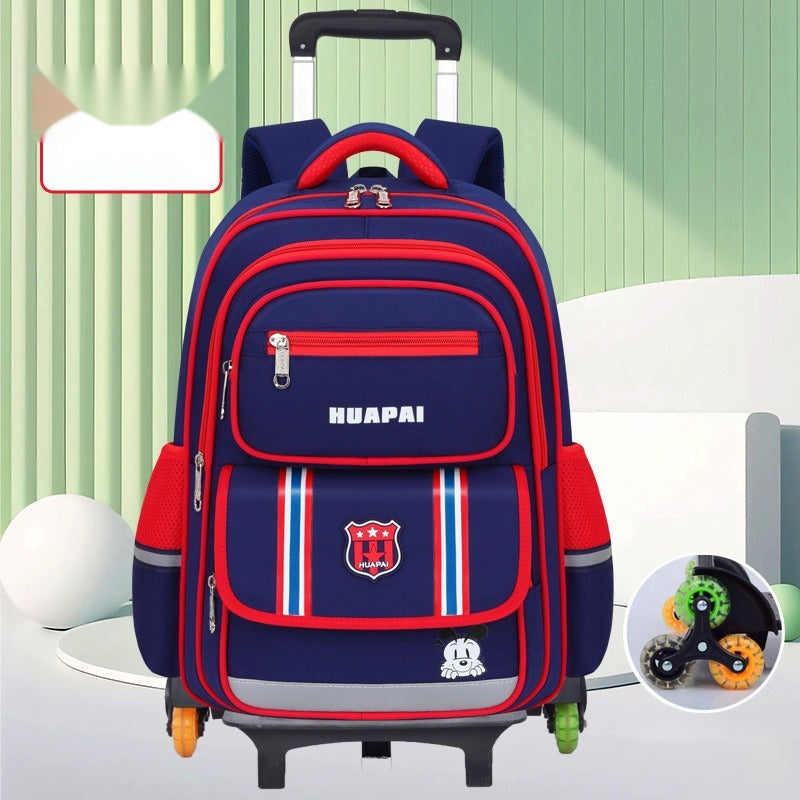 Kids’ Rolling School Backpack – Sporty & Durable