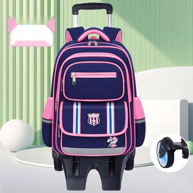 Kids’ Rolling School Backpack – Sporty & Durable