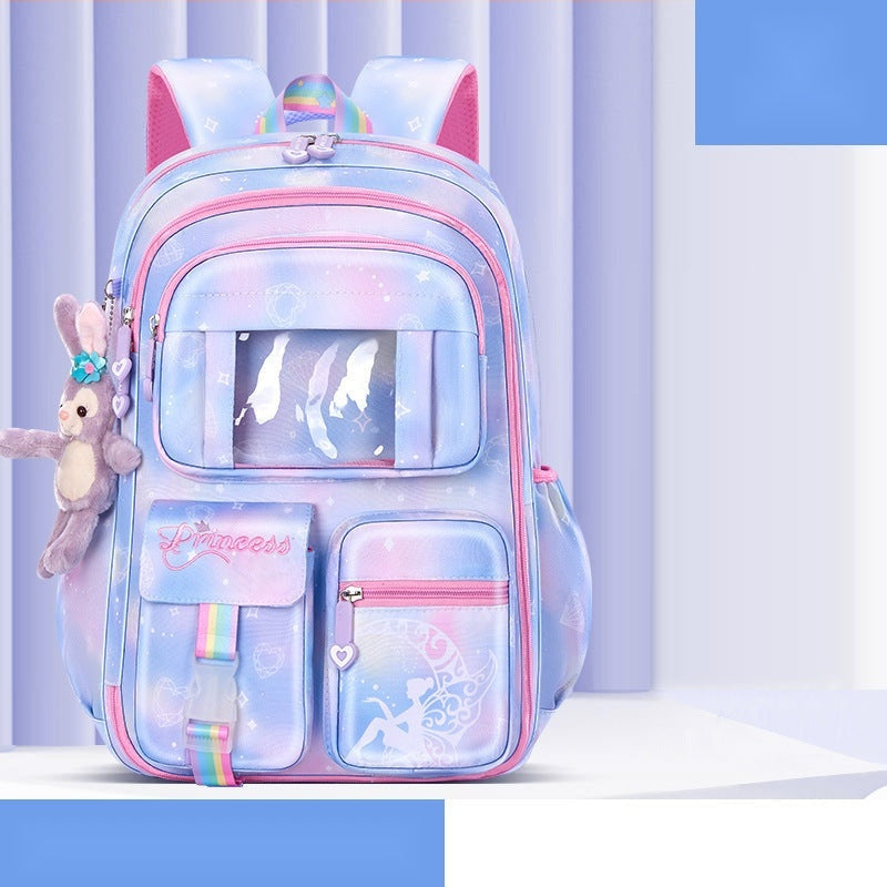 Enchanting Princess School Backpacks for Girls - Pink & Purple