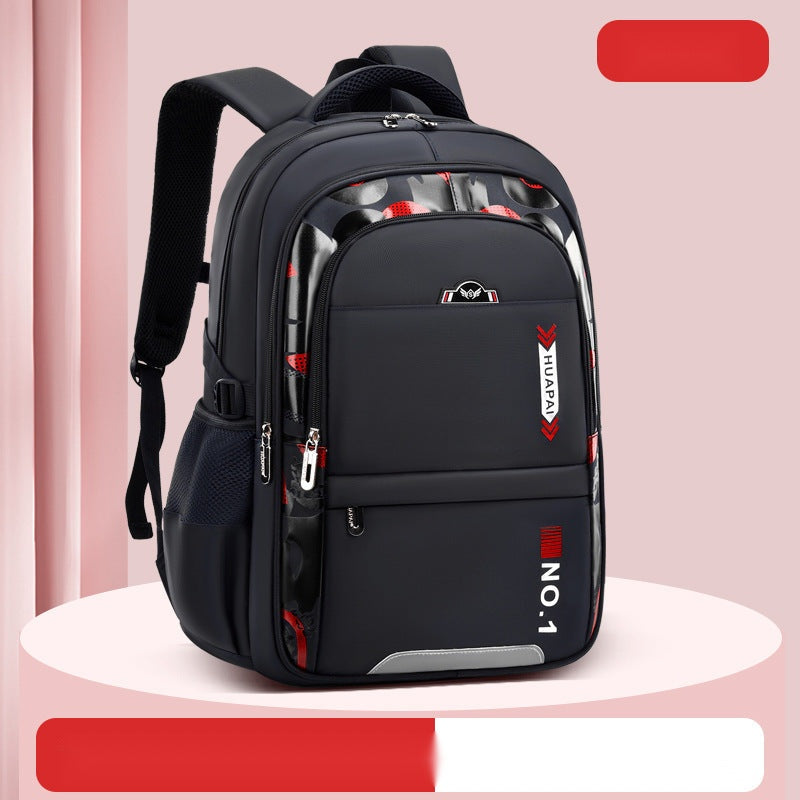 HUAPAI NO.1 School Backpacks – Sturdy & Sporty Design for Kids