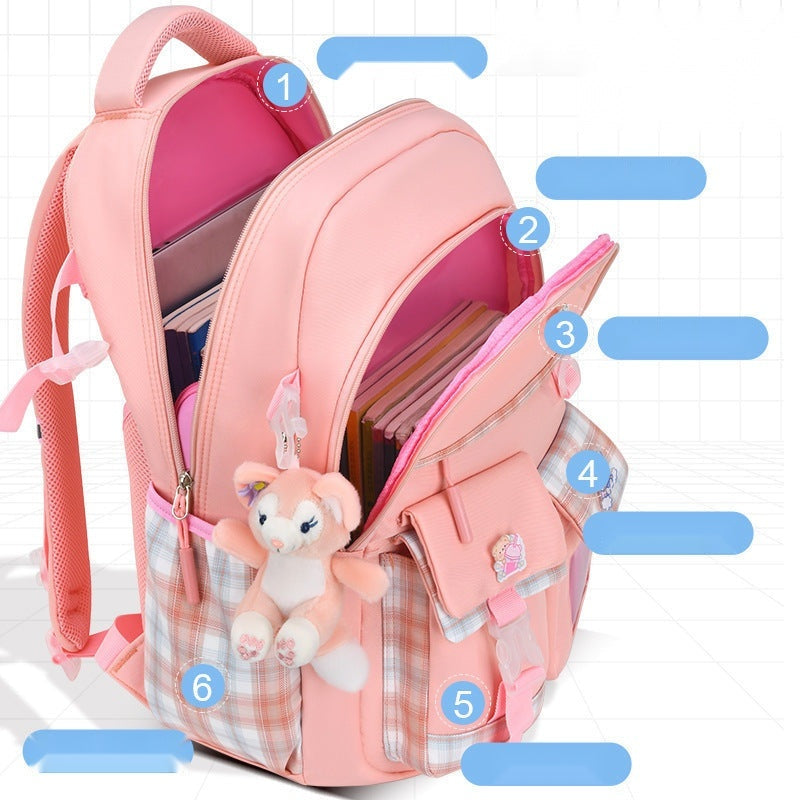 Stylish Multi-Pocket School Bags