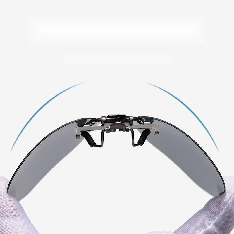 DualVision™ Smart Polarized Clip-On Glasses – Day & Night Eye Protection