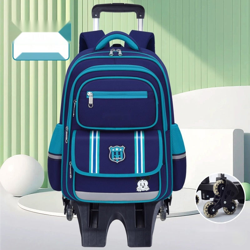 Kids’ Rolling School Backpack – Sporty & Durable
