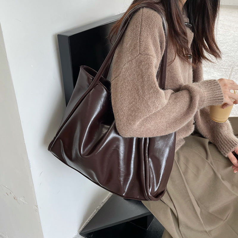 New Korean Large Tote Bag – Versatile & Stylish Shoulder Bag