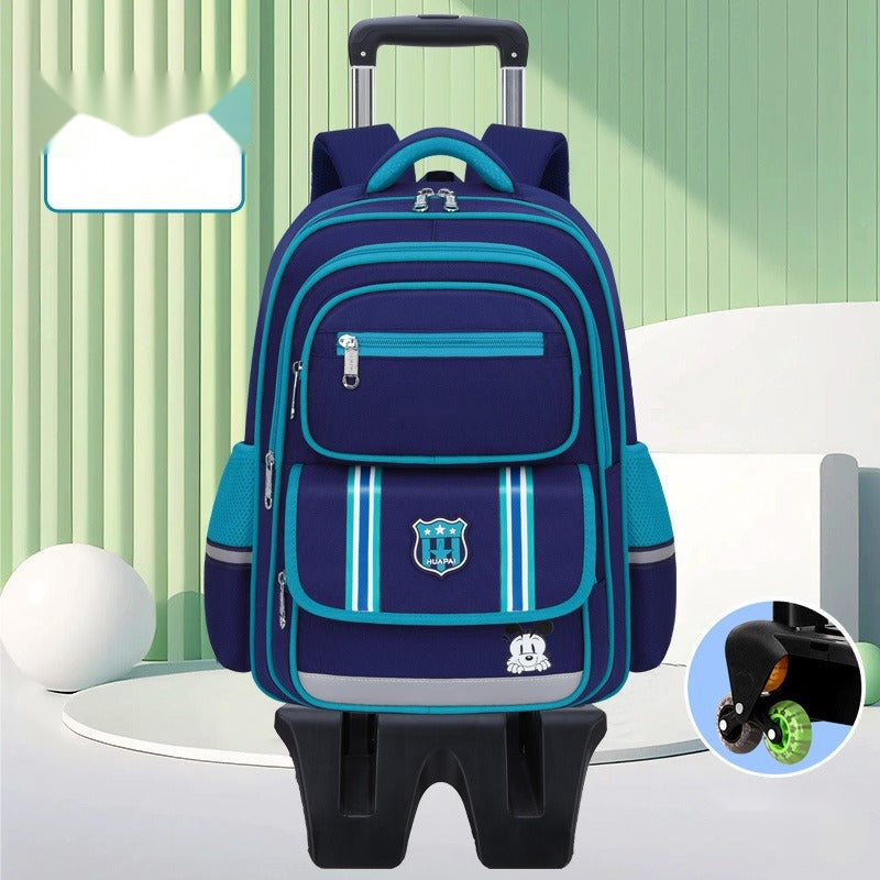Kids’ Rolling School Backpack – Sporty & Durable
