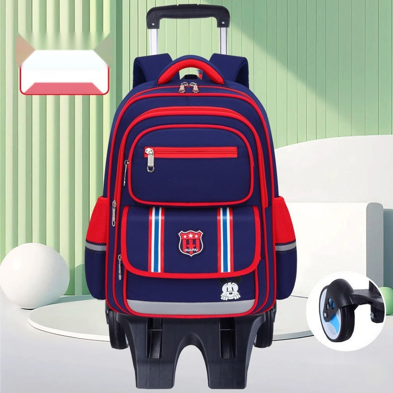 Kids’ Rolling School Backpack – Sporty & Durable