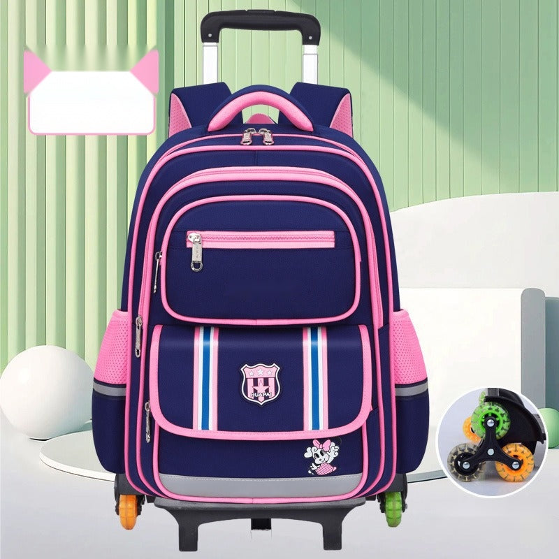 Kids’ Rolling School Backpack – Sporty & Durable