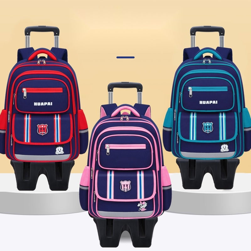 Kids’ Rolling School Backpack – Sporty & Durable