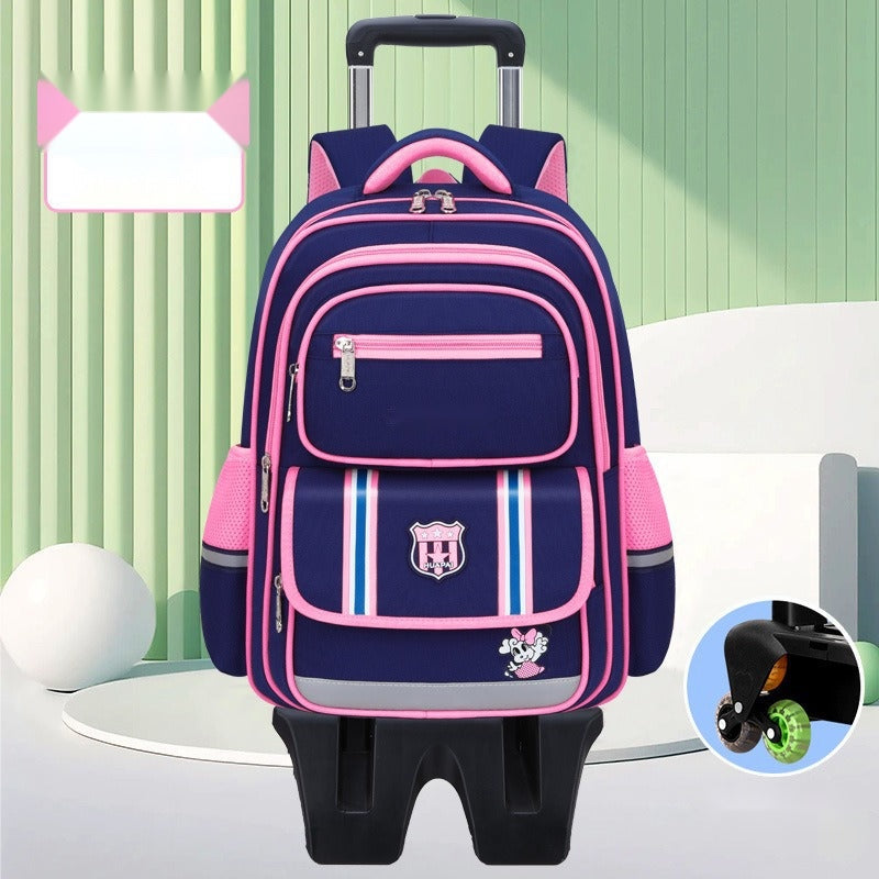 Kids’ Rolling School Backpack – Sporty & Durable