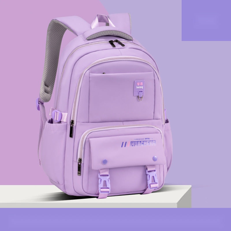 Waterproof PU Backpack – Multi-Layer Storage