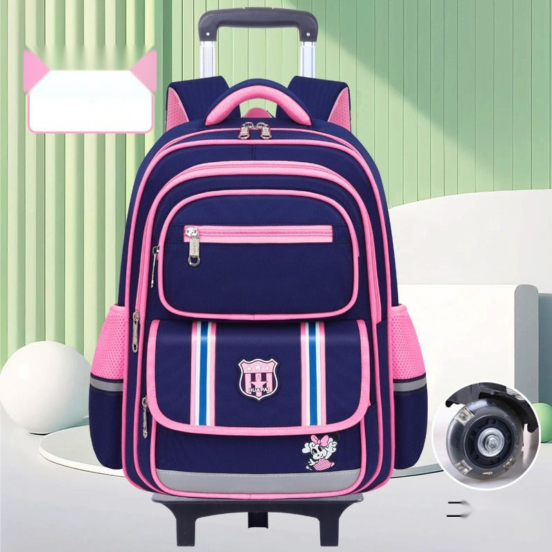 Kids’ Rolling School Backpack – Sporty & Durable