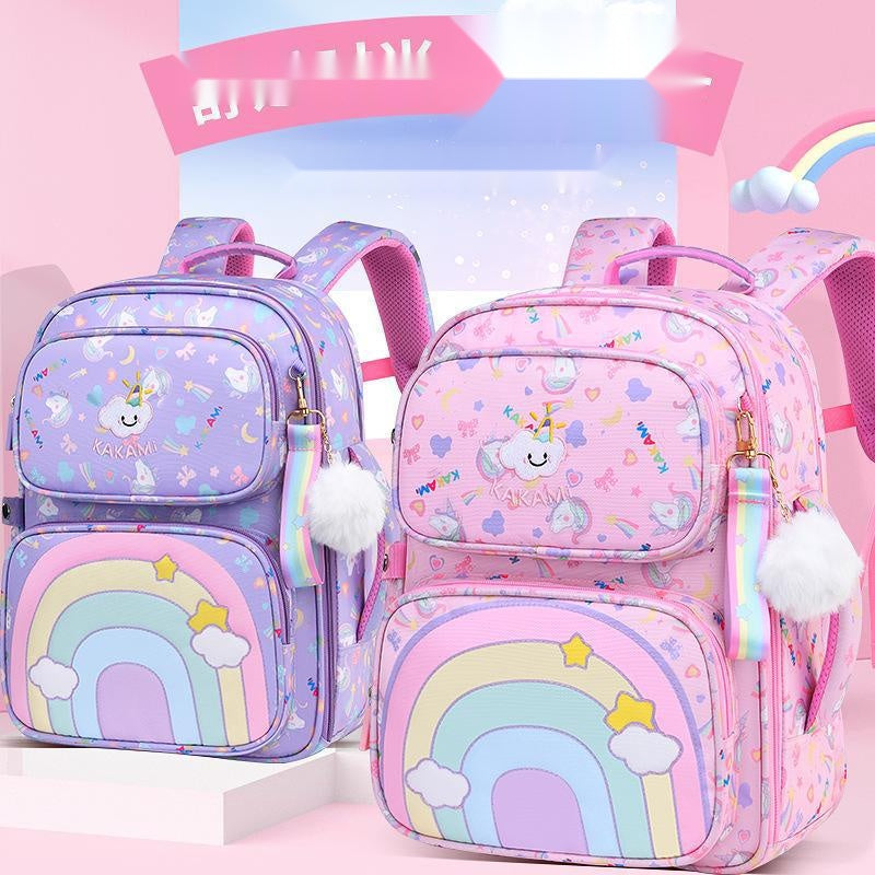Rainbow Unicorn School Backpacks for Girls
