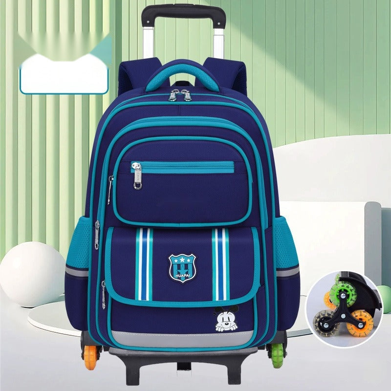Kids’ Rolling School Backpack – Sporty & Durable