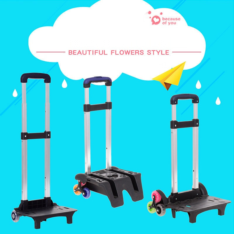 Colorful Foldable Trolley Base for School Bags