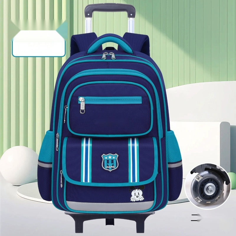Kids’ Rolling School Backpack – Sporty & Durable