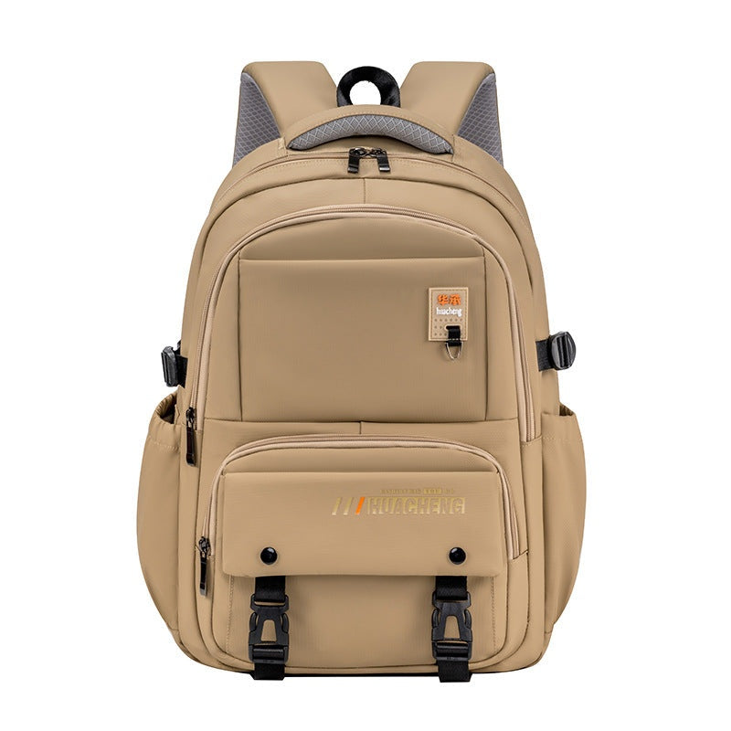 Waterproof PU Backpack – Multi-Layer Storage