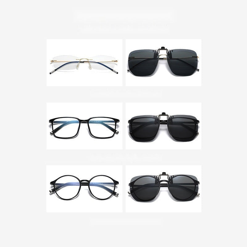 DualVision™ Smart Polarized Clip-On Glasses – Day & Night Eye Protection