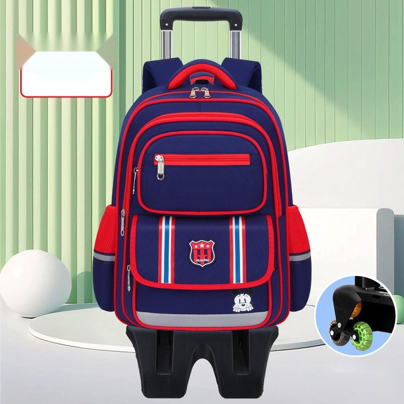 Kids’ Rolling School Backpack – Sporty & Durable