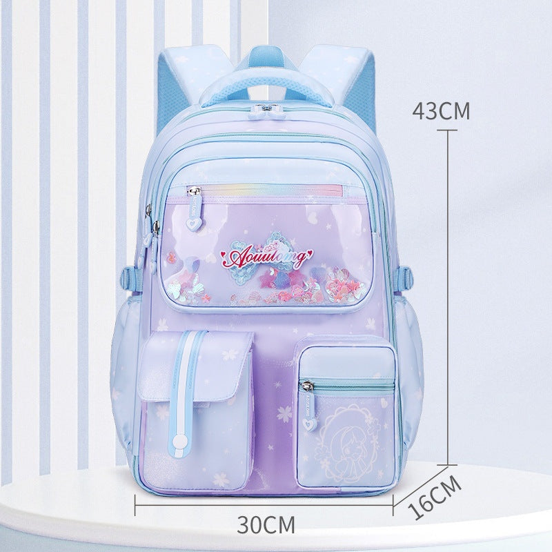 Aquaidong Dreamy Pastel Backpacks for Girls