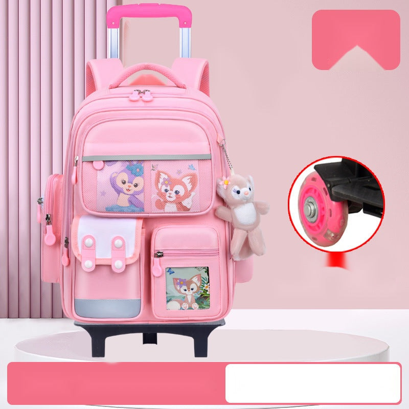 2-in-1 Trolley School Bags for Kids