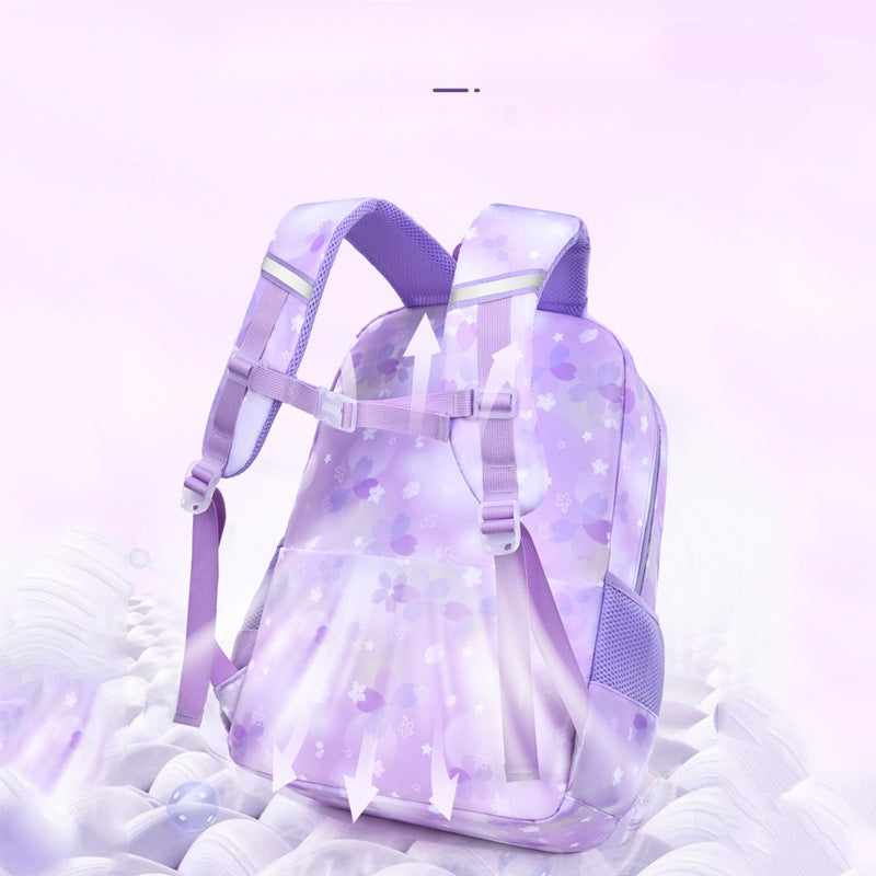 Pastel Floral School Backpacks